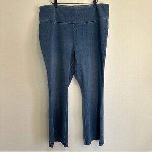 Women With Control By Renee Greenstein Light Blue Stretch Waist Size XLP